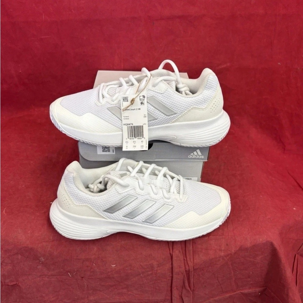 Adidas Women's Game Court 2.0 Running shoes White Sz 8 W